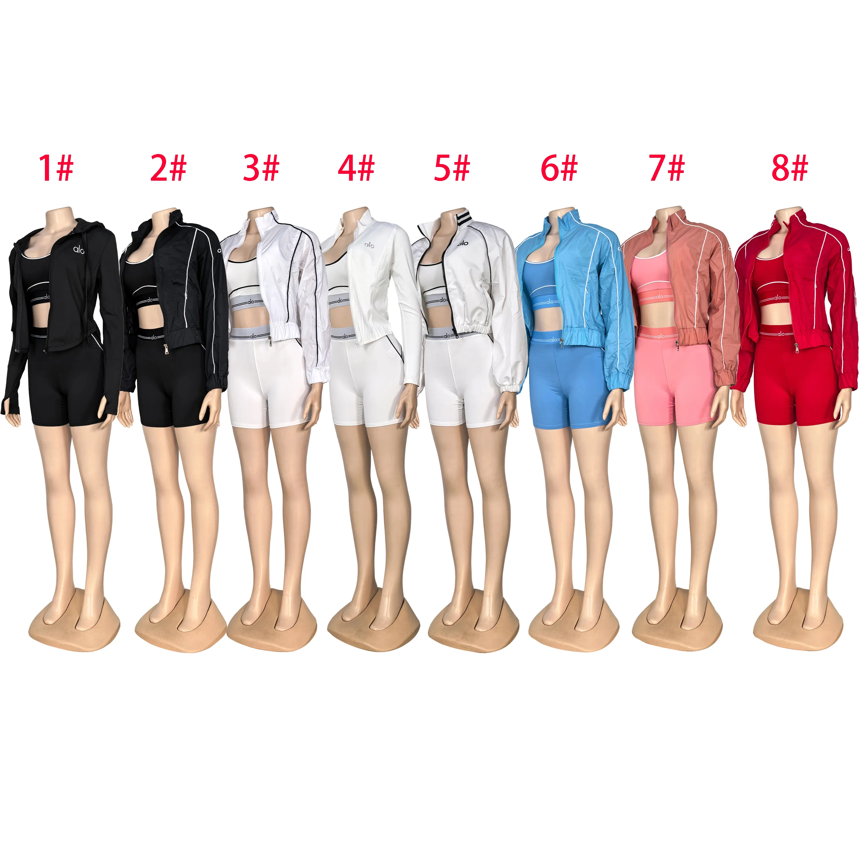 Three-piece shorts set